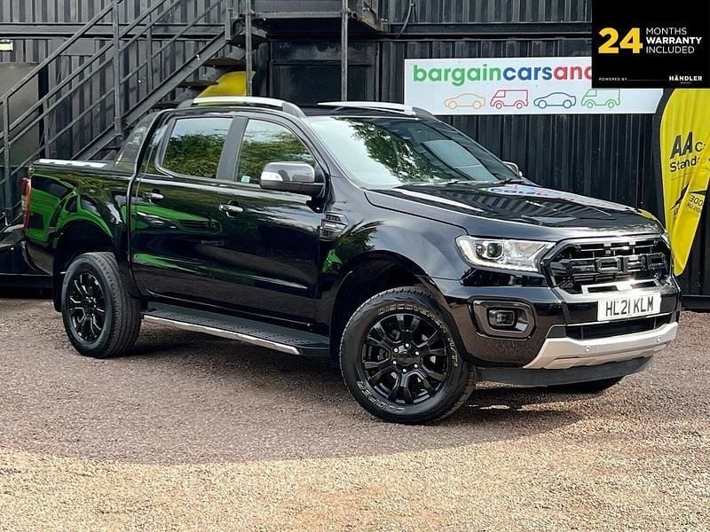 Black Used 2021 Ford Ranger Wildtrack Pickup | £20,000 (Good price) - Image 1/2