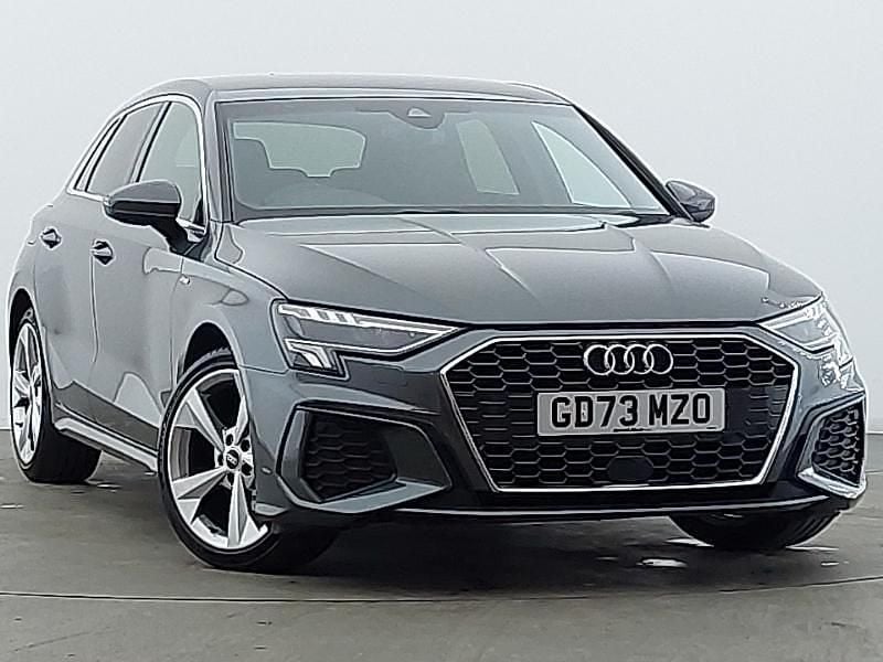 Grey Used 2024 Audi A3 S-Line Hatchback | £22,298 (Fair price) - Image 1/4