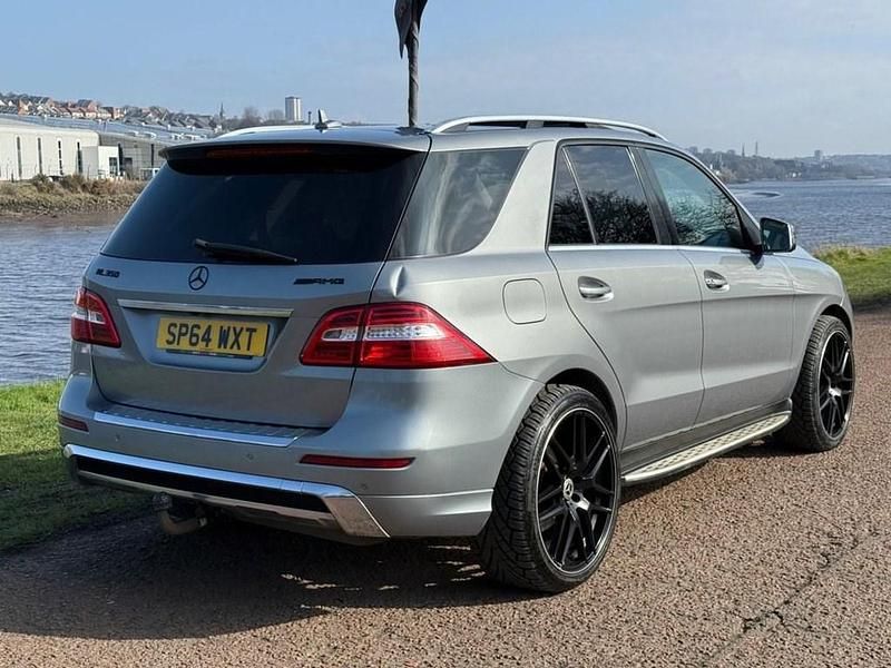 Used Mercedes ML350 AMG line 258 HP (189 kW) 2015 Silver SUV