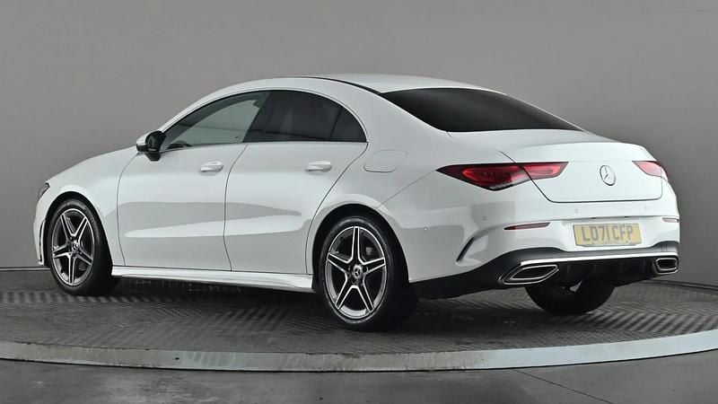 Used Mercedes CLA180 AMG line 136 HP (100 kW) 2021 White Sedan