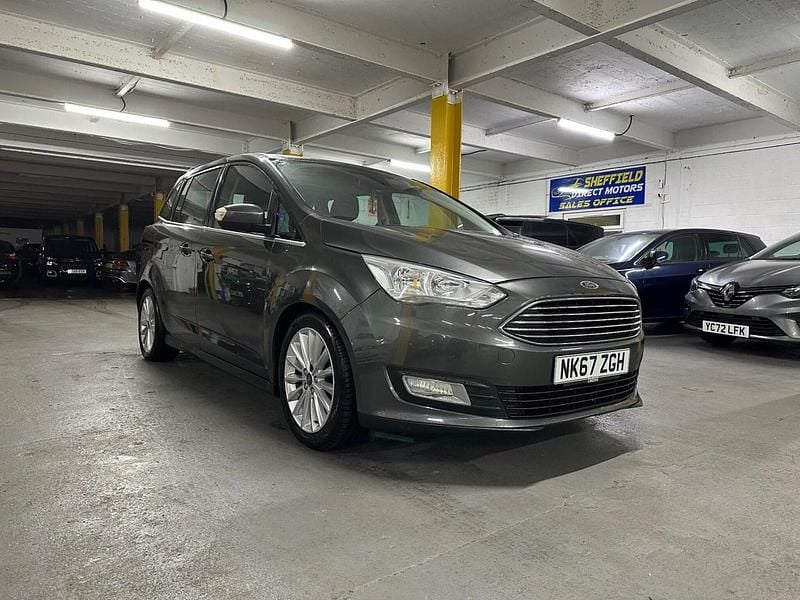 Used Ford Grand C-Max Titanium 120 HP (88 kW) 2017 Grey MPV