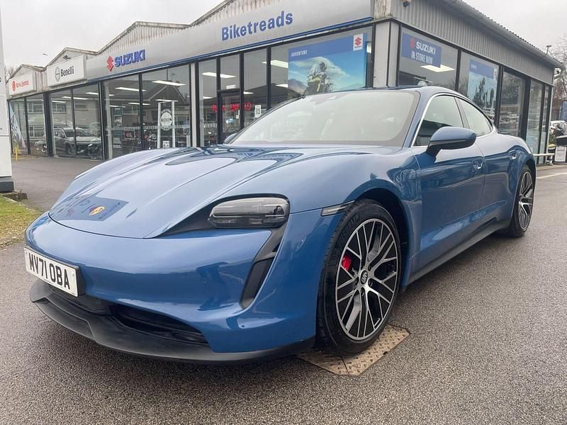Used Porsche Taycan Performance Package 419 kW (571 HP) 2021 Blue Sedan