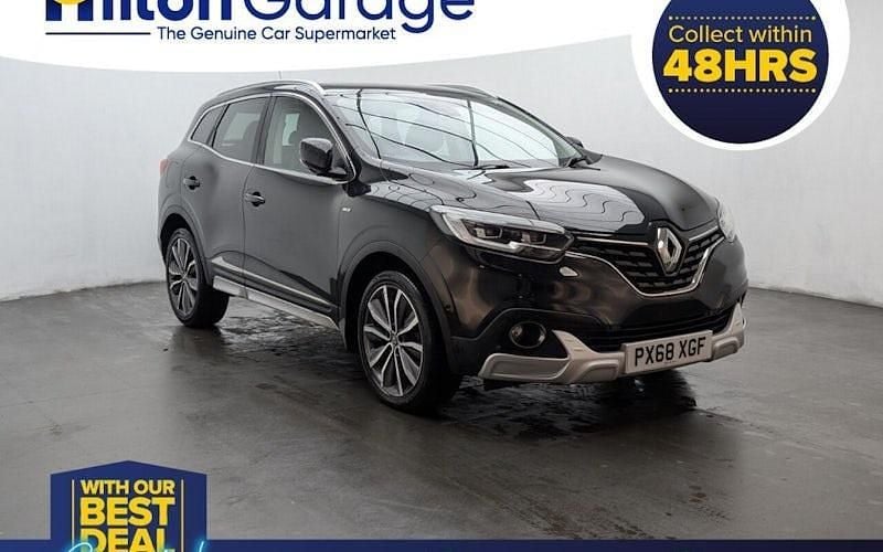 Black Used 2018 Renault Kadjar Signature S SUV | £7,450 (Good price) - Image 1/4