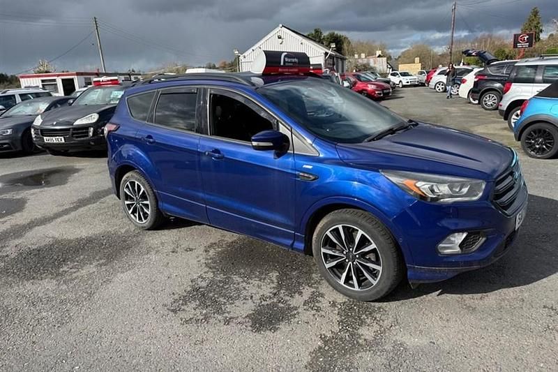 Used Ford Kuga ST-Line 150 HP (110 kW) 2017 Blue SUV