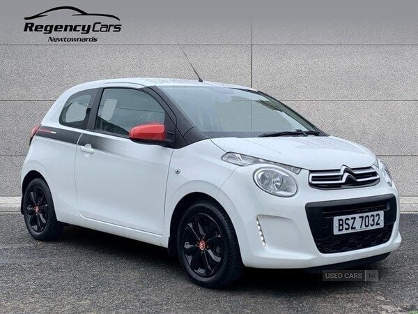 White Used 2018 Citroën C1 Furio Hatchback | £6,295 (Fair price) - Image 1/4