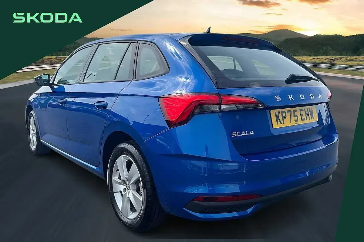 Used Skoda Scala SE 115 HP (84 kW) 2025 Blue Hatchback