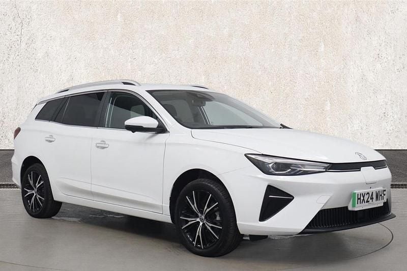 White Used 2024 MG MG5 EV Trophy Estate | £17,894 (Fair price) - Image 1/4