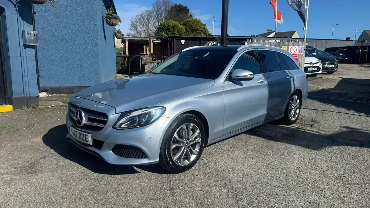 Used Mercedes C200 Premium 2017 Silver Estate