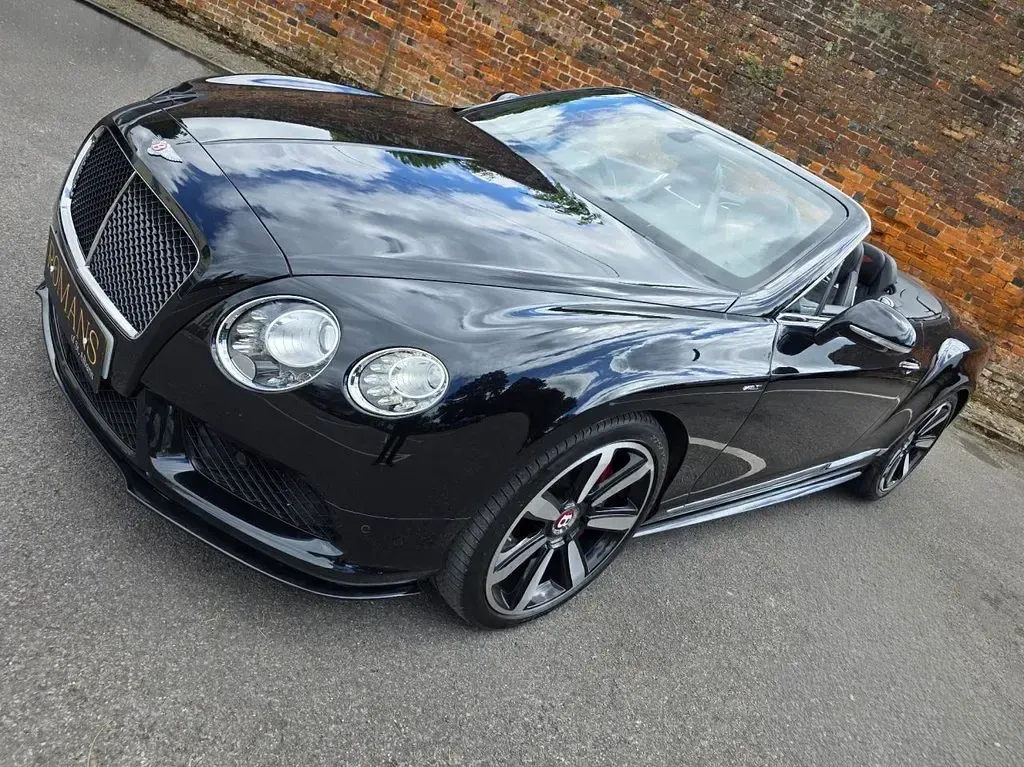Used Bentley Continental GT Convertible 521 HP (383 kW) 2014 Black Cabriolet