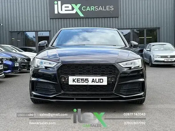 Used Audi A4 S-Line 190 HP (139 kW) 2017 Black Sedan
