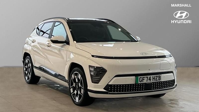 White Used 2024 Hyundai Kona Ultimate SUV | £26,382 (Expensive) - Image 1/4