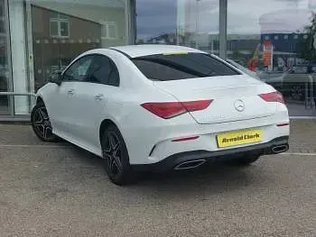 Used Mercedes CLA250 AMG Line Premium 218 HP (160 kW) 2023 White Coupe