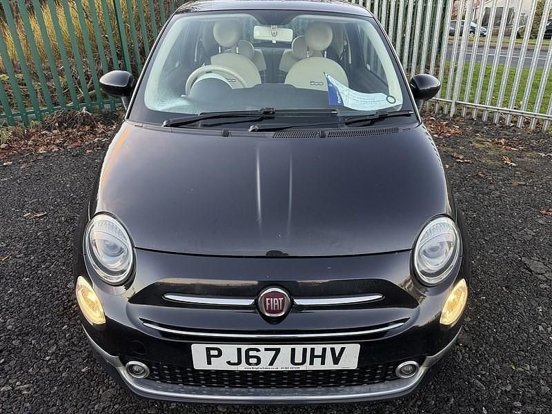 Used Fiat 500 Lounge 69 HP (50 kW) 2017 Black Hatchback