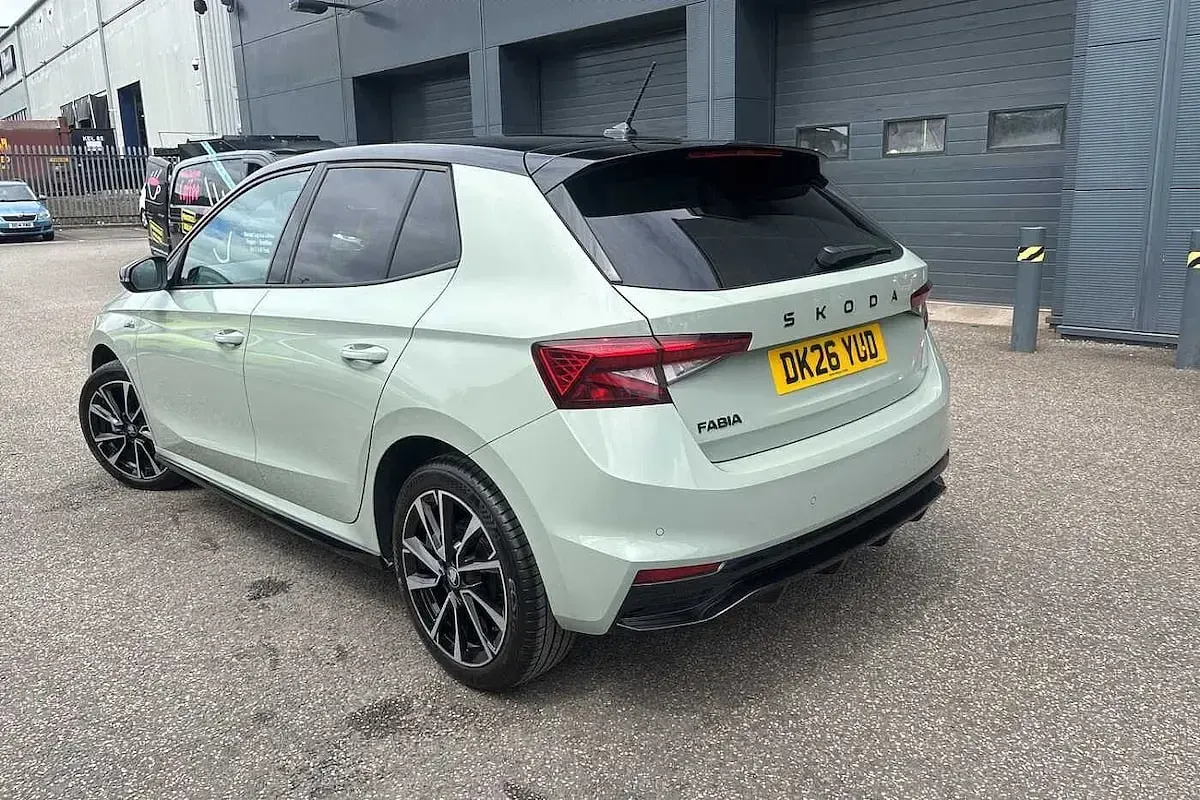 Used Skoda Fabia Monte Carlo 113 HP (83 kW) 2026 Timiano green black magic pearl effect Hatchback