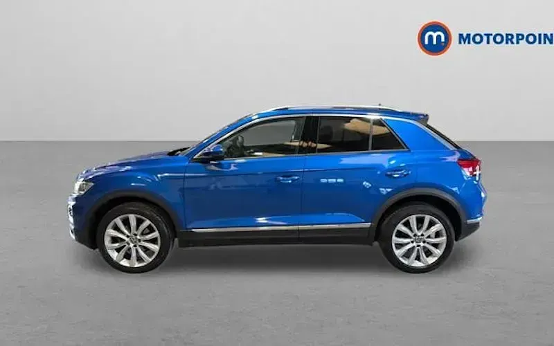 Used VW T-Roc SEL 150 HP (110 kW) 2021 Blue SUV