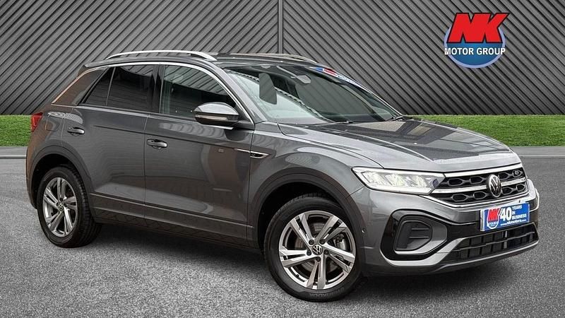 Grey Used 2024 VW T-Roc R-line SUV | £26,499 (Fair price) - Image 1/4