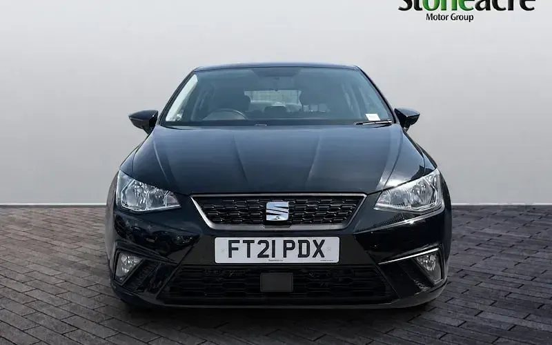 Used Seat Ibiza SE Technology 95 HP (69 kW) 2021 Black Hatchback