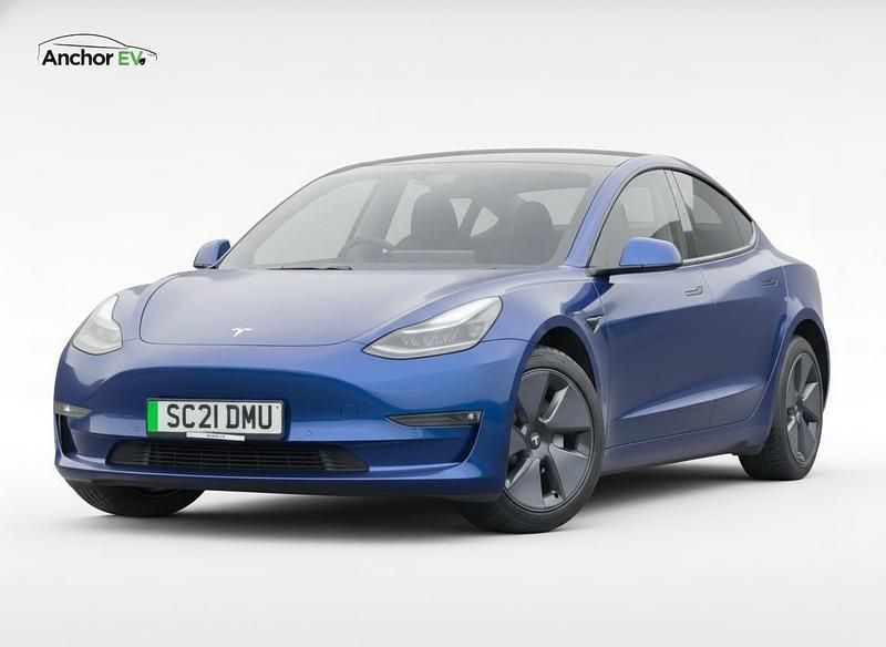 Blue Used 2021 Tesla Model 3 Long Range AWD Sedan | £16,745 (Fair price) - Image 1/4