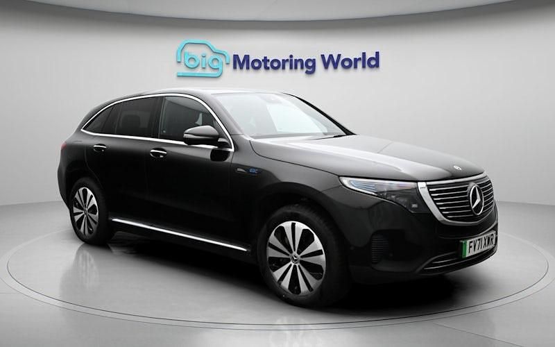 Usado Mercedes EQC400 300 kW (408 CV) 2022 Negro SUV