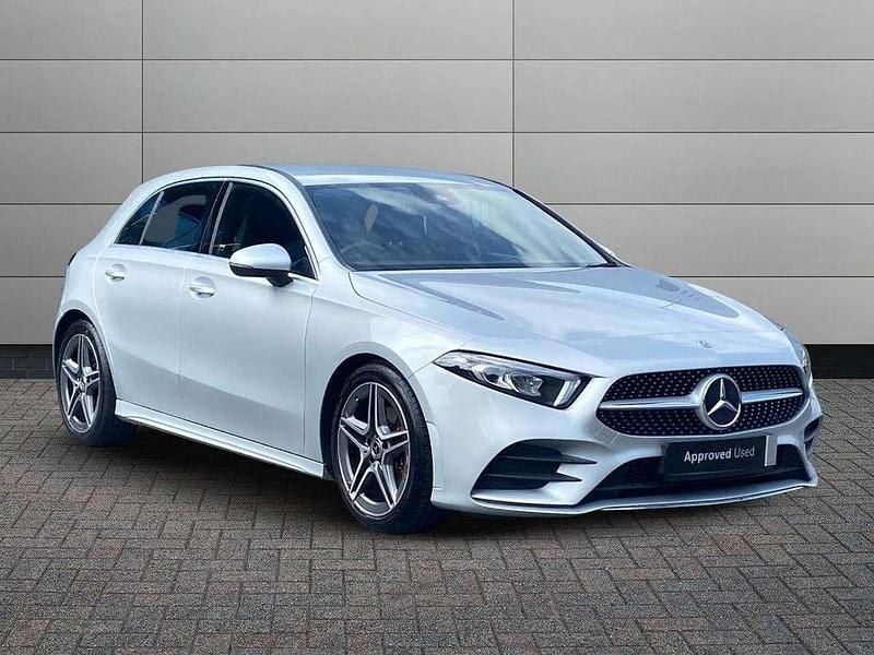 Silver Used 2019 Mercedes A180 AMG line Hatchback | £15,995 (Fair price) - Image 1/4