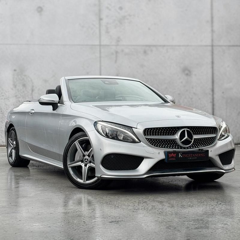 Used Mercedes C250 AMG Line Premium Plus 2018 Silver Cabriolet
