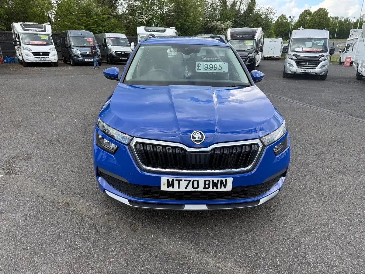 Used Skoda Kamiq SE 115 HP (84 kW) 2020 Blue SUV