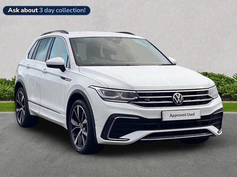 White Used 2023 VW Tiguan R-line SUV | £27,022 (Fair price) - Image 1/2