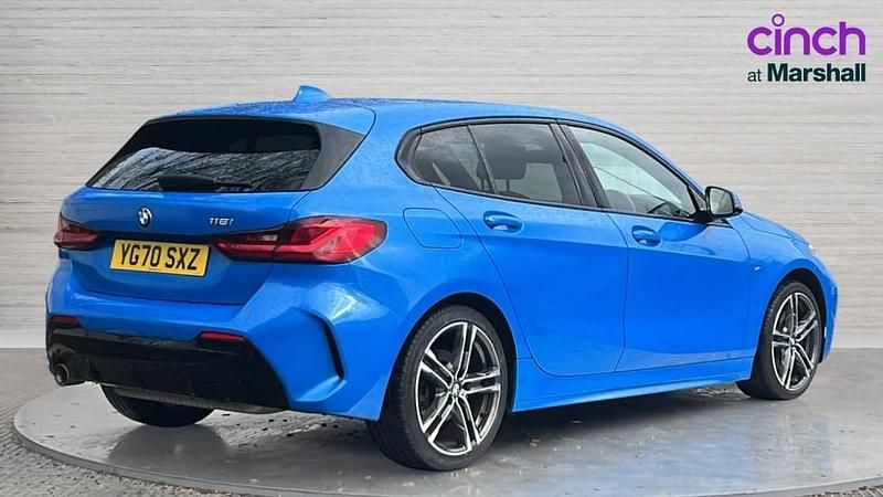 Used BMW 118 M Sport 140 HP (102 kW) 2020 Blue Hatchback