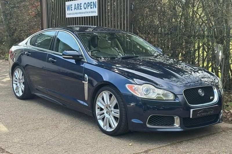 Used Jaguar XFR Supercharged 510 HP (375 kW) 2009 Blue Sedan