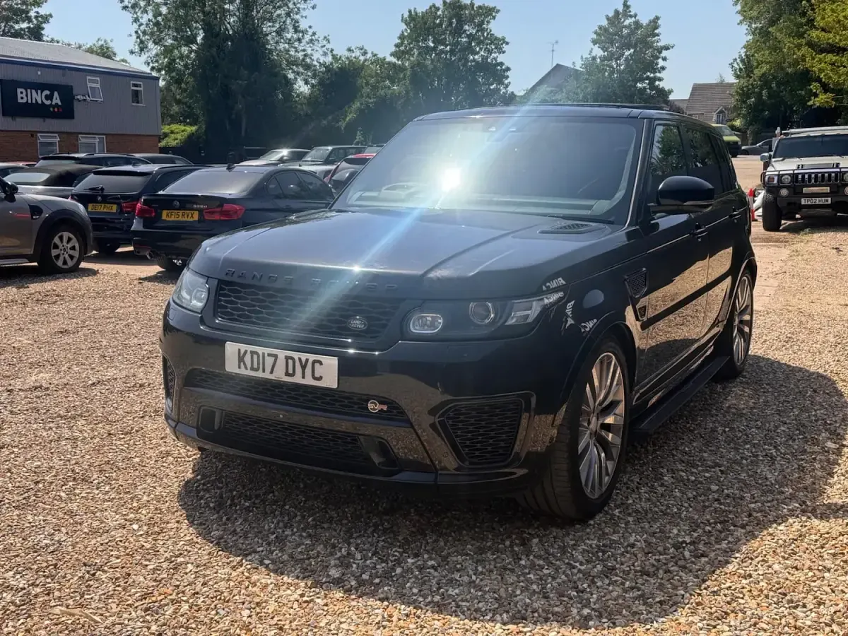 Used Land Rover Range Rover Sport SVR 550 HP (404 kW) 2017 Black SUV