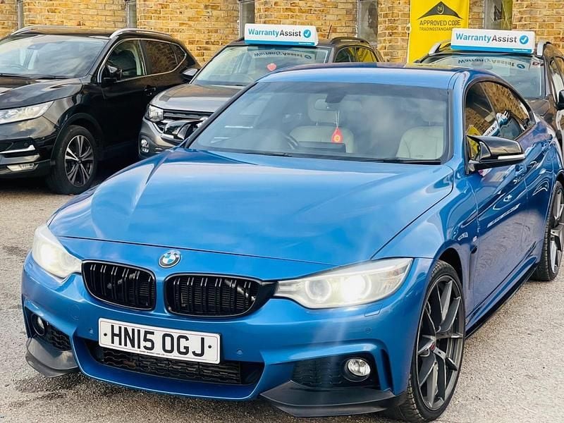 Blue Used 2015 BMW 435 M Sport Coupe | £9,475 (Super price) - Image 1/4