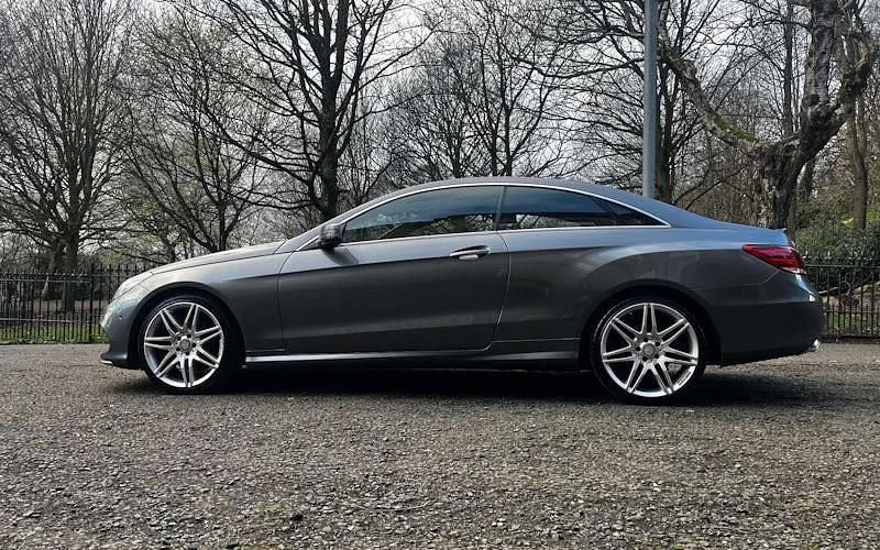 Used Mercedes E350 AMG line 258 HP (189 kW) 2016 Grey Coupe