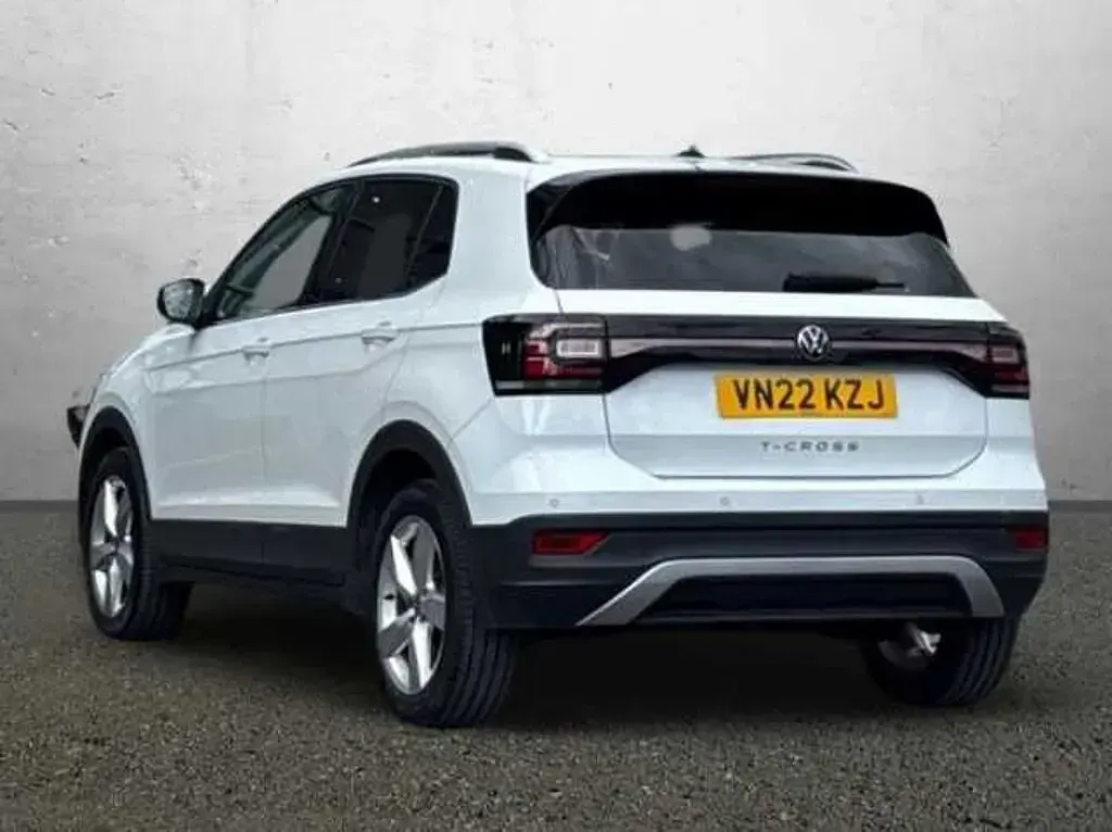 Used VW T-Cross SEL 110 HP (80 kW) 2022 White SUV