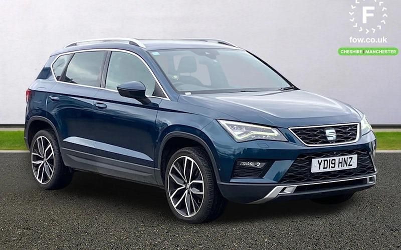 Used Seat Ateca XCELLENCE Lux 150 HP (110 kW) 2019 Blue SUV