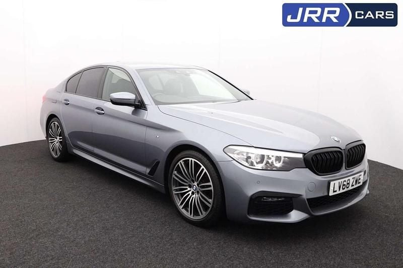 Blue Used 2018 BMW 520 M Sport Sedan | £18,890 (Fair price) - Image 1/4
