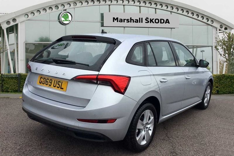 Used Skoda Scala SE 115 HP (84 kW) 2020 Silver Hatchback
