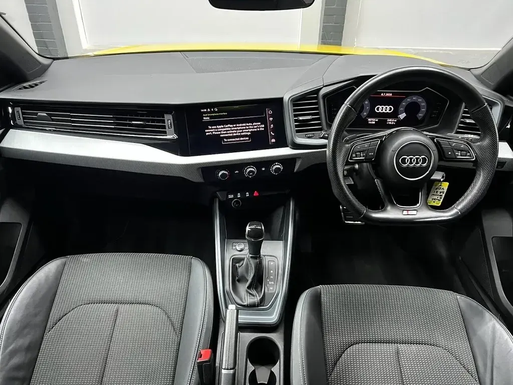Used Audi A1 Sportback Black Edition 150 HP (110 kW) 2021 Yellow Hatchback