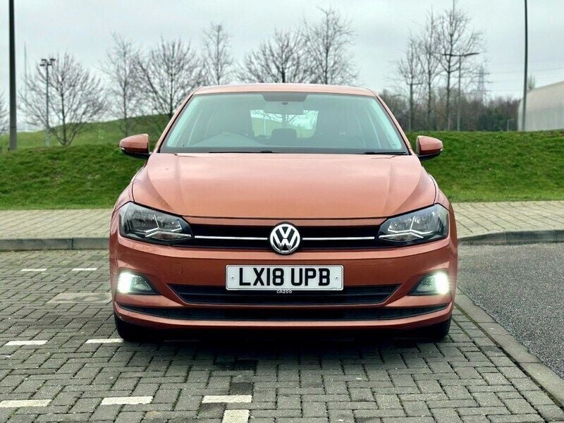 Used VW Polo SE 2018 Orange Hatchback