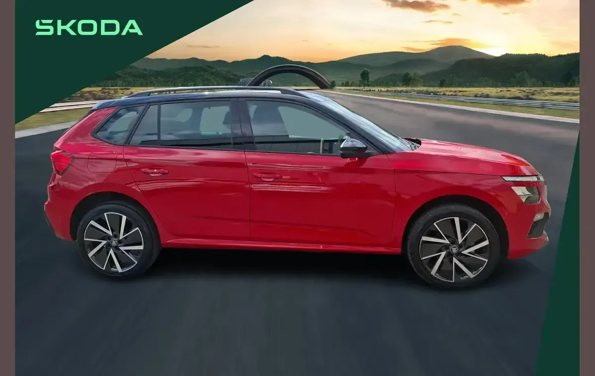 Neu Skoda Kamiq Design Edition 115 PS (84 kW) 2025 Rot SUV