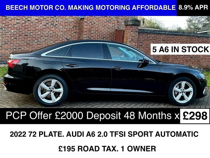 Black Used 2022 Audi A6 Sport Sedan | £21,000 (Super price) - Image 1/3