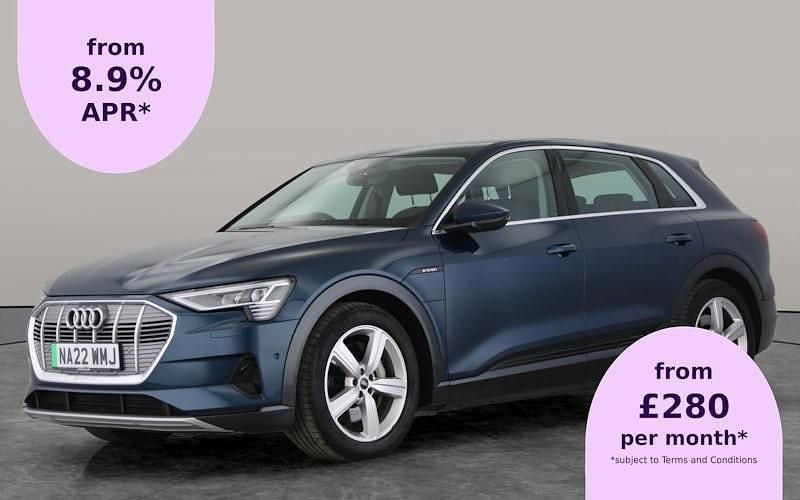 Blue Used 2022 Audi e-tron Comfort SUV | £20,068 (Good price) - Image 1/2