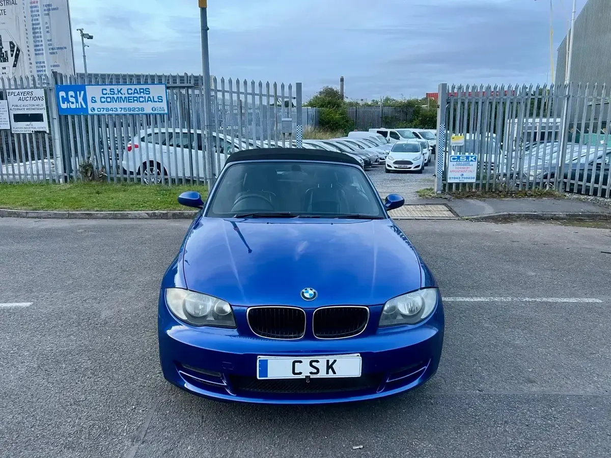 Used BMW 120 Cabriolet 2008 Blue Cabriolet