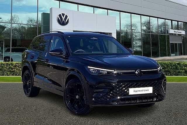 Black Used 2025 VW Tiguan R-line SUV | £37,990 - Image 1/4