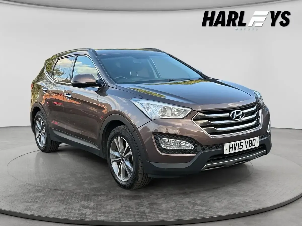 Used Hyundai Santa Fe Premium 2015 Brown SUV