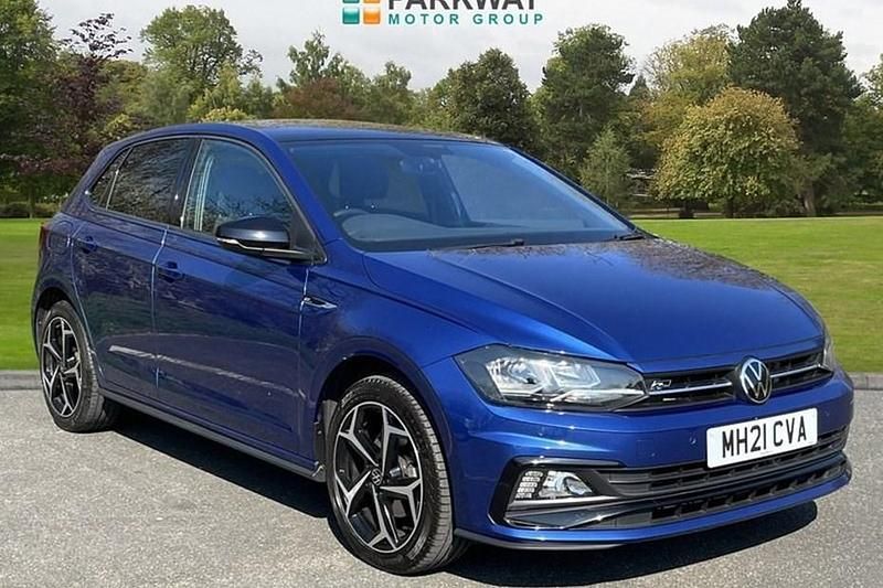 Used VW Polo R-line 2021 Blue Hatchback