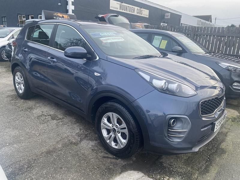 Used Kia Sportage 115 HP (84 kW) 2018 Blue SUV