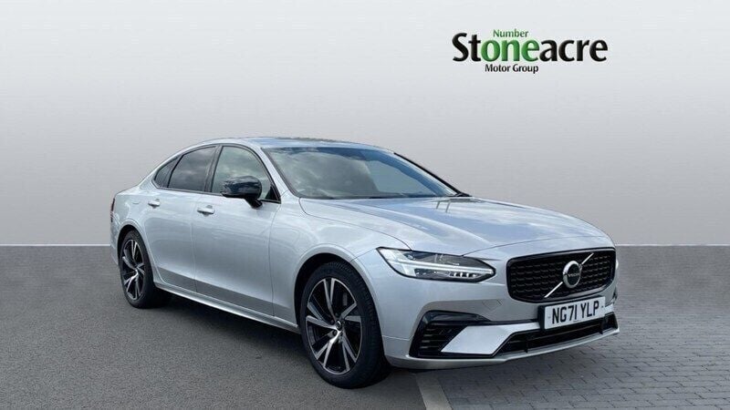 Silver Used 2022 Volvo S90 R-Design Sedan | £27,228 (Fair price) - Image 1/4
