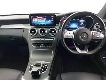 Used Mercedes C200 AMG line 184 HP (135 kW) 2022 Silver Coupe