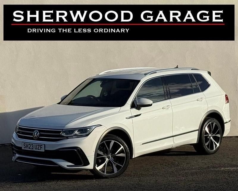 White Used 2023 VW Tiguan Allspace R-line SUV | £29,990 (Fair price) - Image 1/4