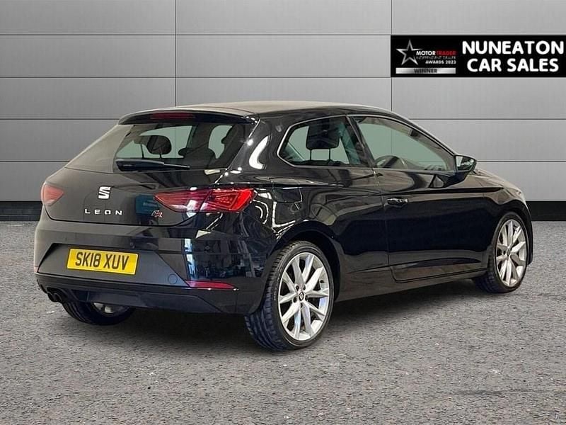 Used Seat Leon FR 125 HP (91 kW) 2018 Black Coupe